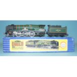 Hornby Dublo 3235 3-rail 4-6-2 SR West Country locomotive "Dorchester", BR green, no.34042, boxed.