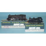 Wrenn OO Gauge W2218 4MT Standard Tank 2-6-4T BR black, no.80033, in associated box and a boxed