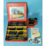 Hornby O gauge, Passenger set no.21 and locomotive no.30 with tender, all boxed.