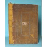 An 18th century volume of manuscripts of surveys of Devon, including: Tristram Risdon's