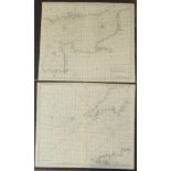 Anon, A New and Correct Chart of the Channel, no date, Plates 6 & 7, uncoloured, showing Cornwall,