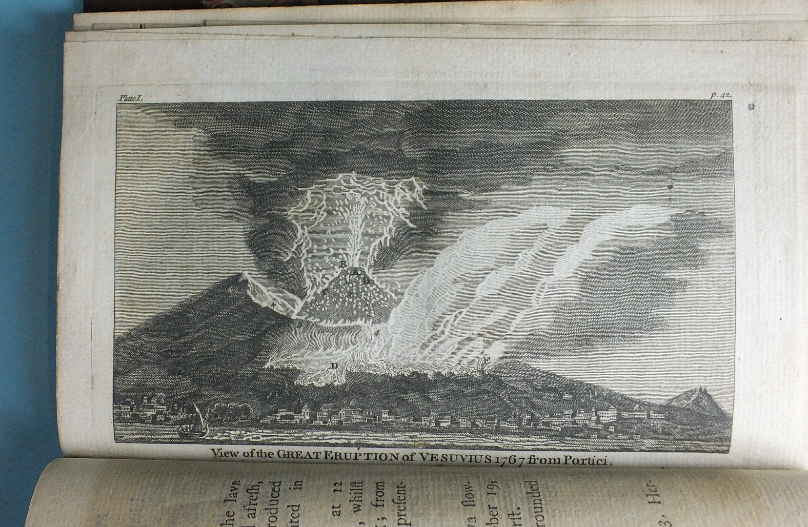 Hamilton (Sir William), Observations on Mount Vesuvius, Mount Etna and other Volcanos in a Series of - Image 3 of 4