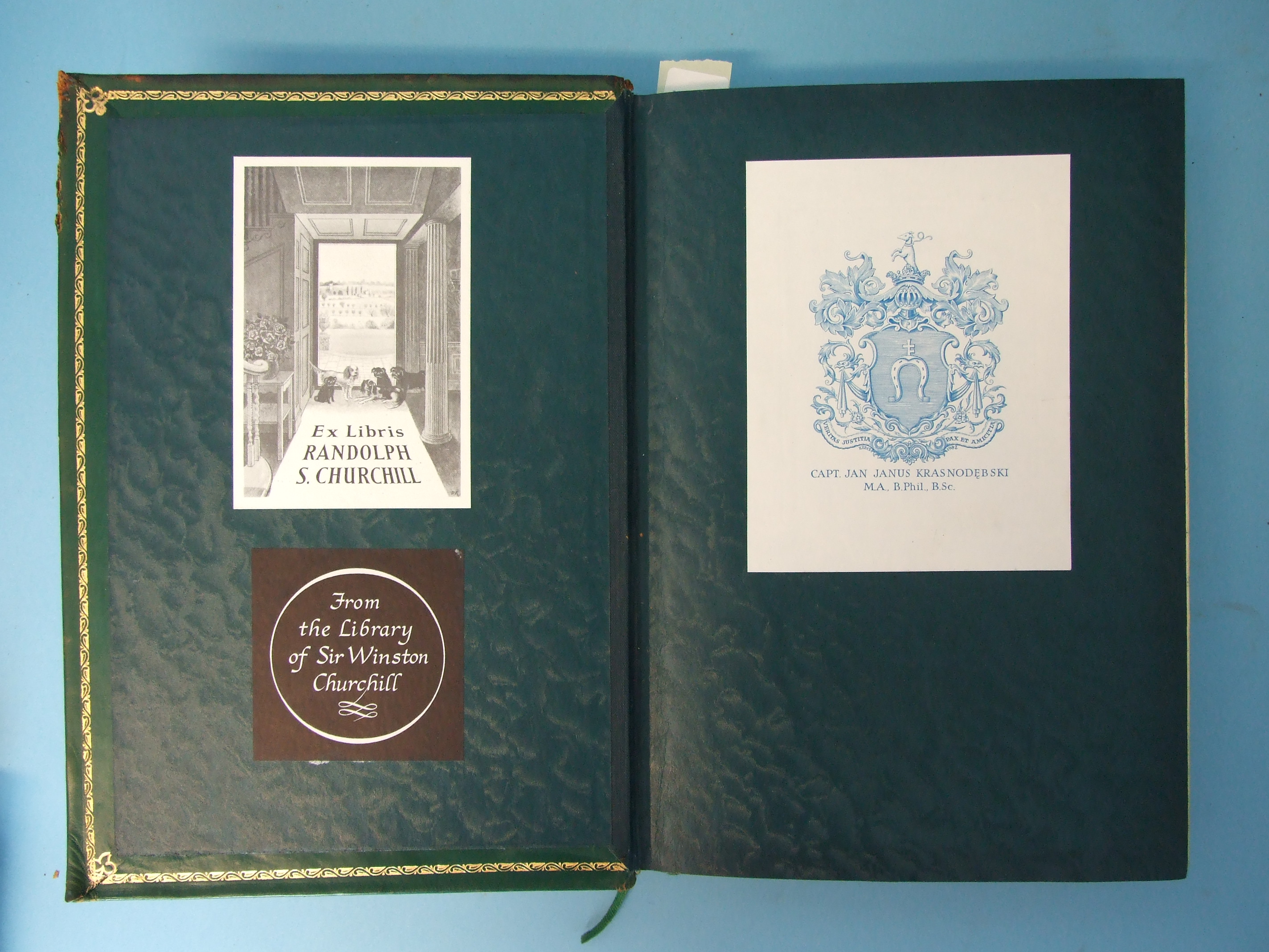 Romanus (Charles F) and Sunderland (Riley), Stilwell's Mission to China, bearing book plates "From