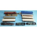 Hornby Dublo, two 0-6-0T Class N2 tank engines, no.6699, a 2-6-4T 4MT standard tank engine, a