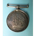 A Victorian Royal Navy Long Service and Good Conduct Medal awarded to Fred K Rendle, Btmn H M