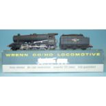 Wrenn OO Gauge, W2224 Class 8F 2-8-0 locomotive and tender, BR black, no.48073, boxed.