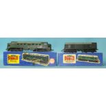 Hornby Dublo, L30 Bo-Bo Class 20 diesel, boxed, and Co-Co Deltic type diesel (in wrong box), (2).