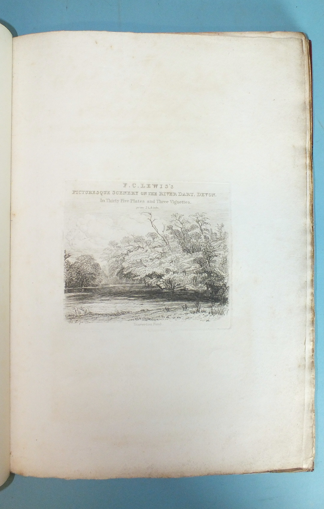 Lewis (Frederick Christian) Scenery of the River Dart, Being a Series of Thirty Five Views...., 2 - Image 2 of 8