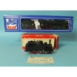 Rivarossi HO gauge L835 R 0-6-0 tank locomotive, boxed with certificado di collaudo, and a Joueff