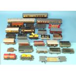 A quantity of Hornby Dublo, Trix, Graham Farish and other rolling stock, (af).