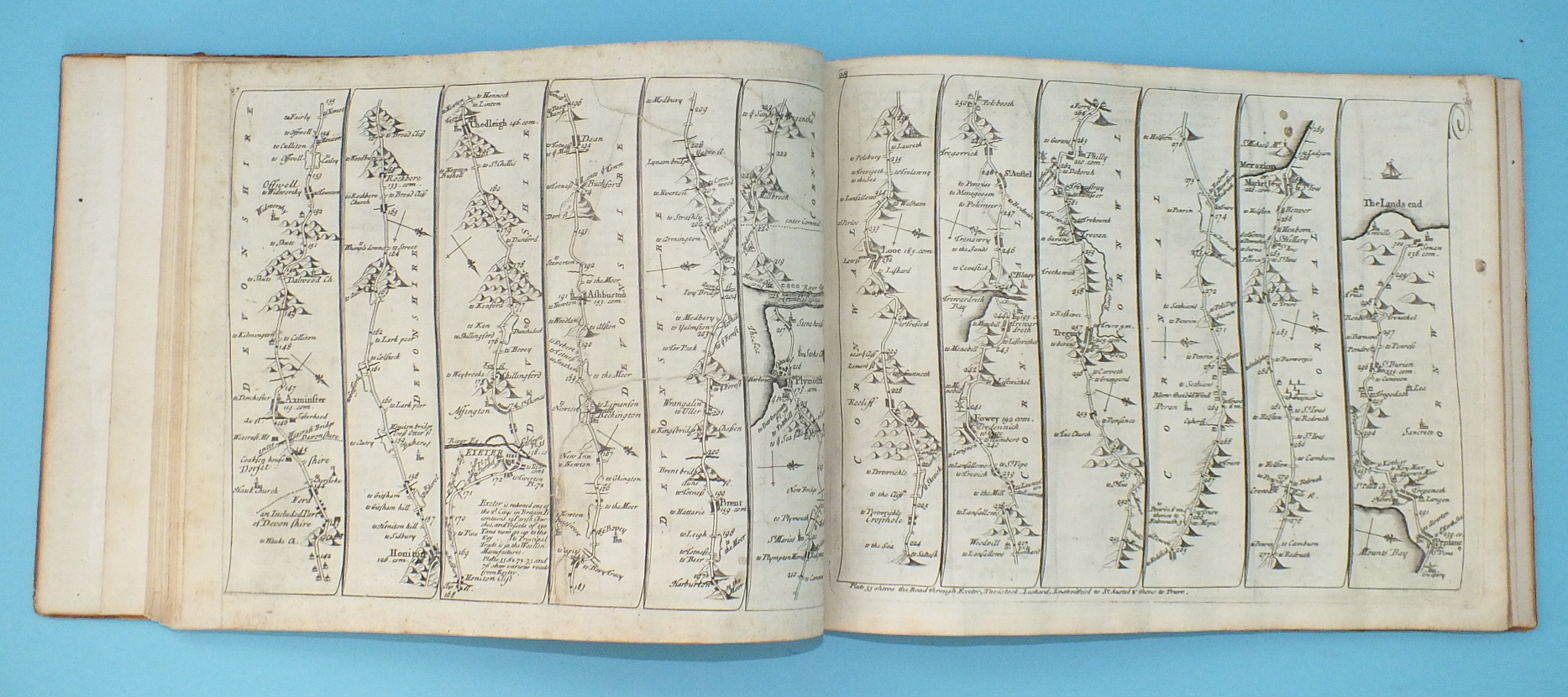 Ogilby (John) and Senex (John), The Roads Through England Delineated or, Ogilby's Survey Revised, - Image 2 of 2