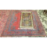 A Turkey rug, 180 x 195cm and one other rug, (2).