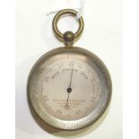 A Thomas Armstrong & Bros, Cheapside, pocket barometer.