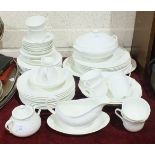 Fifty-seven pieces of Wedgwood 'Strawberry and Vine' tea and dinner ware.