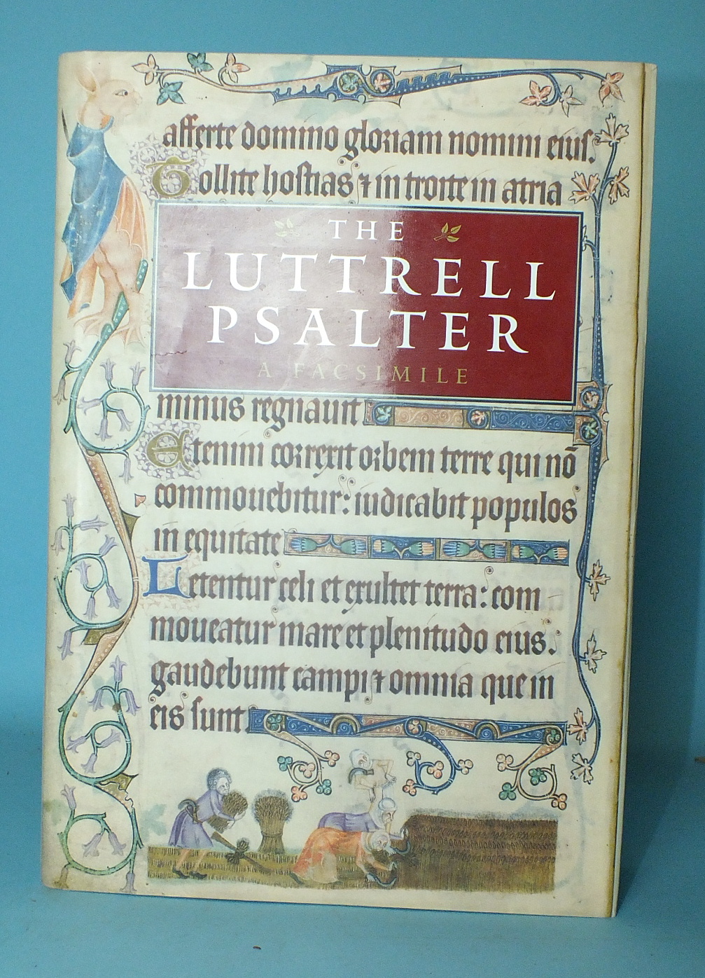 The Luttrell Psalter, facsimile, commentary by Michelle P Brown, pub: British Library, dwrps, cl gt,