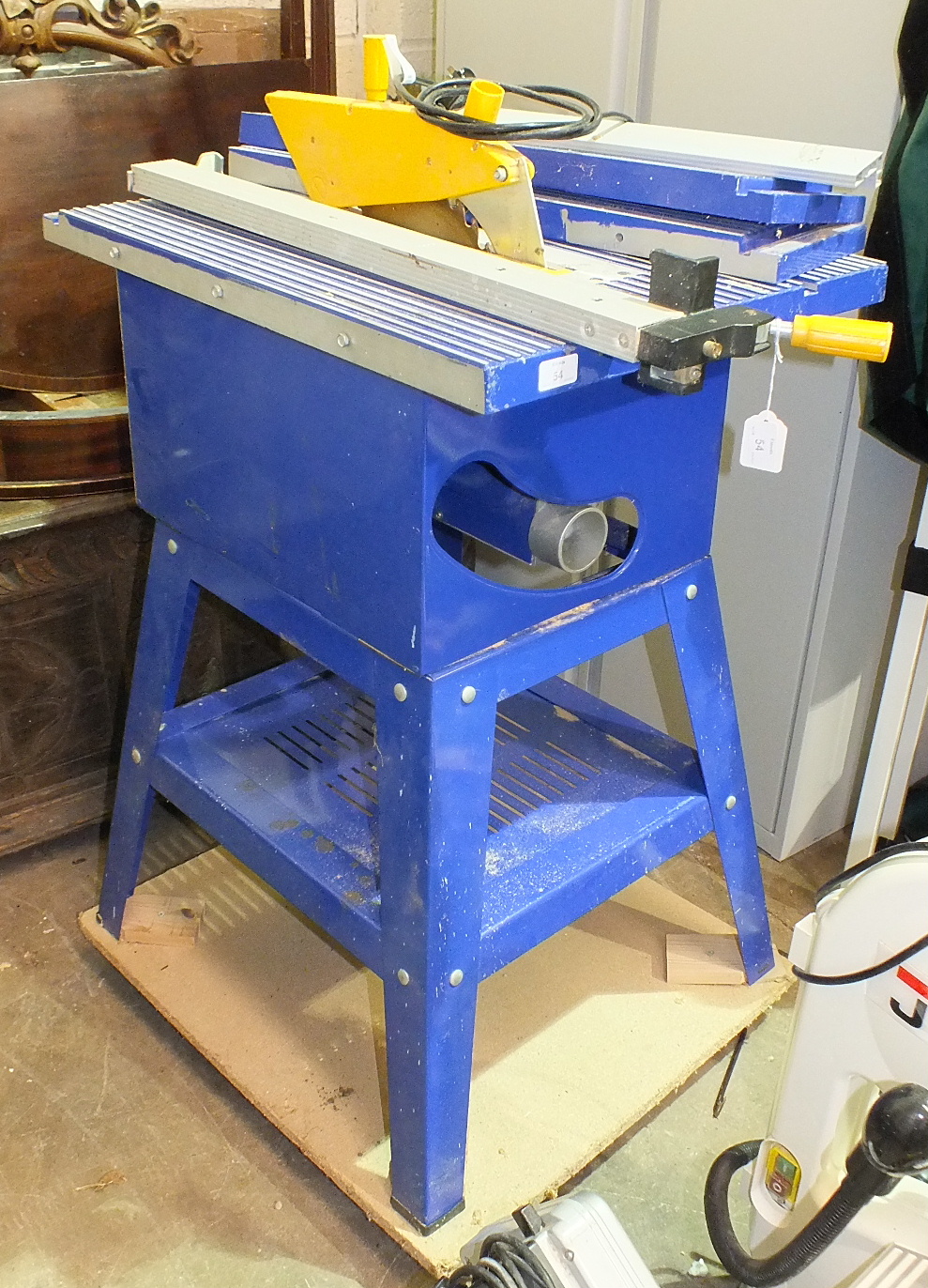 A Charmwood 10'' table saw.