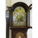 William Lancaster, Plymouth Dock, a late-18th century mahogany long case clock, the arched hood, (