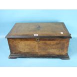 A Victorian polython disc musical box 'The Britannia', BHA St Croix, London, in walnut case with