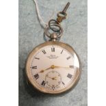 A Kays "Old Favourite" silver cased open face pocket watch.