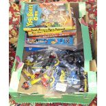 A quantity of play-worn diecast models, annuals, etc.