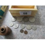 CASE 11 AMERICAN COINS & INK BOTTLE (AF)