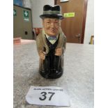 ROYAL DOULTON TOBY JUG WINSTON CHURCHILL