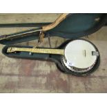 IVORY QUEEN 5 STRING BANJO- CASE (AF)