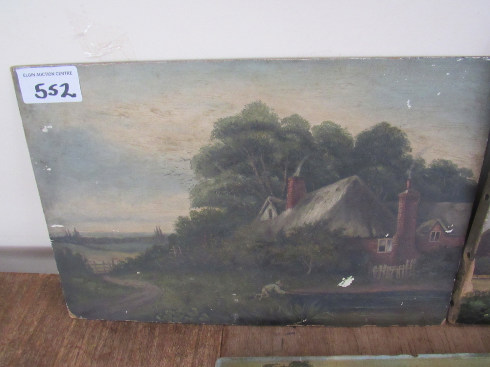 3 OIL PAINTING RURAL SCENES (AF) - Image 4 of 4