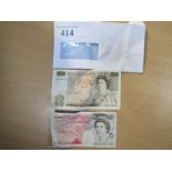 2 x £50 NOTES