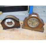 2 MANTLE CLOCKS (AF)