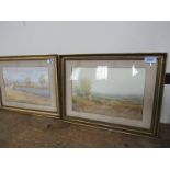 2 PICTURES FARMING SCENES 1902 DD