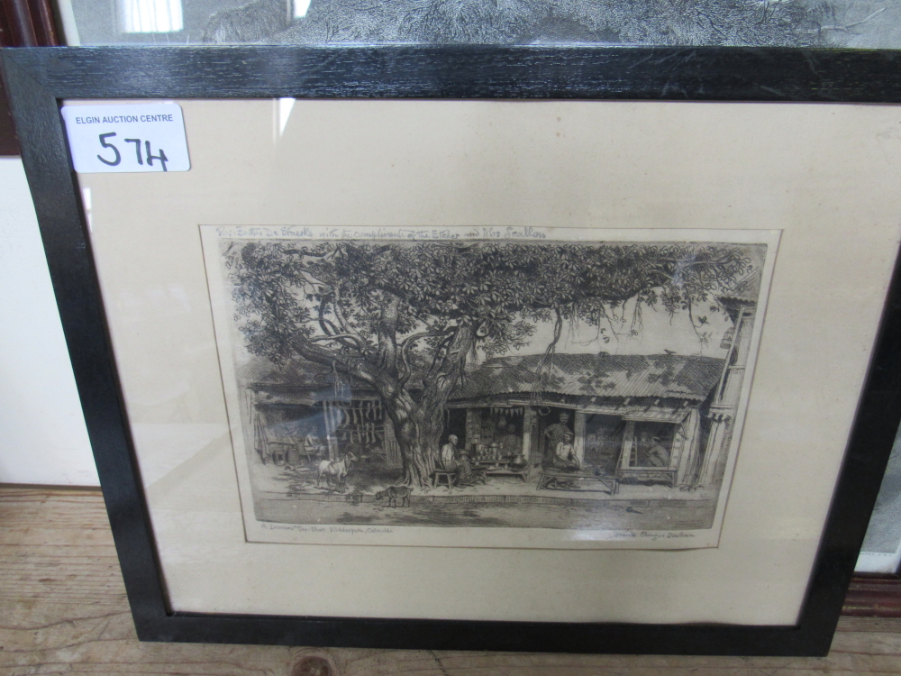 2 PICTURES TEA SHOP CALCUTTA SCALLAN & WHISKY STILL (AF) - Image 4 of 13