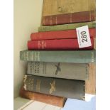 BOX BOOKS INCL GROUSE & GROUSE MOORS DEAD SHOT STORY DEER (AF)