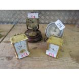 2 REPRO CARRIAGE CLOCKS- 800 DAY CLOCK & 24 HOUR CLOCK