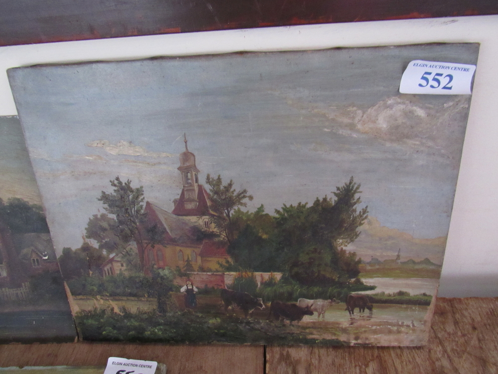 3 OIL PAINTING RURAL SCENES (AF) - Image 2 of 4