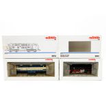 MÄRKLIN Diesellok 3074 und Tenderlok 3095, Spur H0, BR216 der DB, BN 216 090-1 und BR 74 der DB,