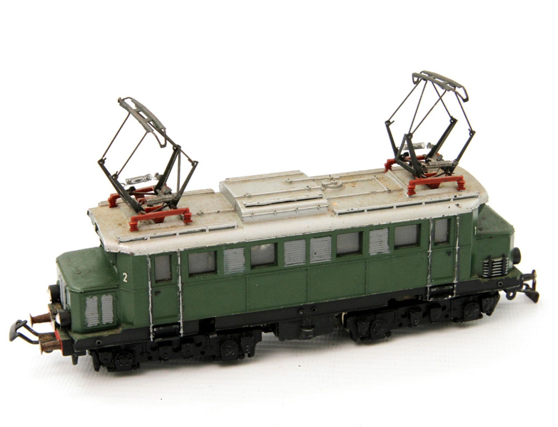 MÄRKLIN(?) E-Lok wohl 3011, Spur H0, grünes Gehäuse. BR E44 der DB, BN E44 039, l. besch., nicht