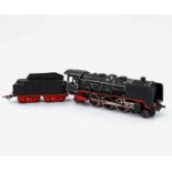 MÄRKLIN Dampflok mit Tender HR 800, Spur H0, Guss, schwarz, Achsfolge 2'C1', BR 01 der DRG, erhabene