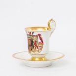 Historische Wappentasse der KPM Berlin, wohl 19./ 20.Jh. - glockenförmige Tasse mit [...]