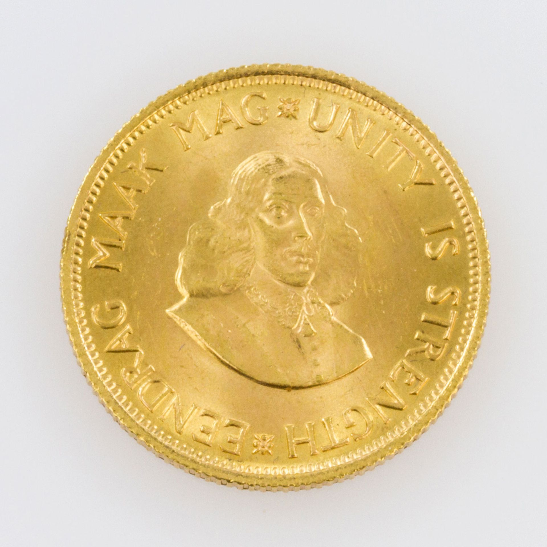 Südafrika/GOLD - 2 Rand 1962, ca. 7,32 g fein, ss