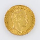 Preussen/GOLD - 20 Mark 1903 A, Wilhelm II., ca. 7,16 g fein, ss