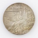 Stadt München - Medaille zum XV. Bundesschiessen 1906, vz., minimaler Randfehler, Patina.