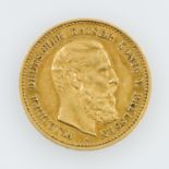 Preussen/GOLD - 10 Mark 1888/A, Friedrich, ss+, Patina, 3,58g GOLD fein.
