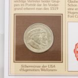 USA - 1/2 Dollar 1924, Hugenotten und Wallonen, Numisbrief, ss.