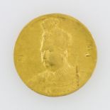 Iran/Gold - 1/2 Toman 1909, Muhammad Ali Shah, ss., Friedberg 81, 1,41g Gold rau.