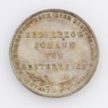 Freie Stadt Frankfurt - Doppelgulden 1848, auf die Wahl des österreichischen Erzherzogs Johann zum