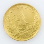 Ägypten/Gold - 500 Piaster 1918, Muhammad VI., ss., geringe Henkelspur, feine Kratzer, Friedberg 70,