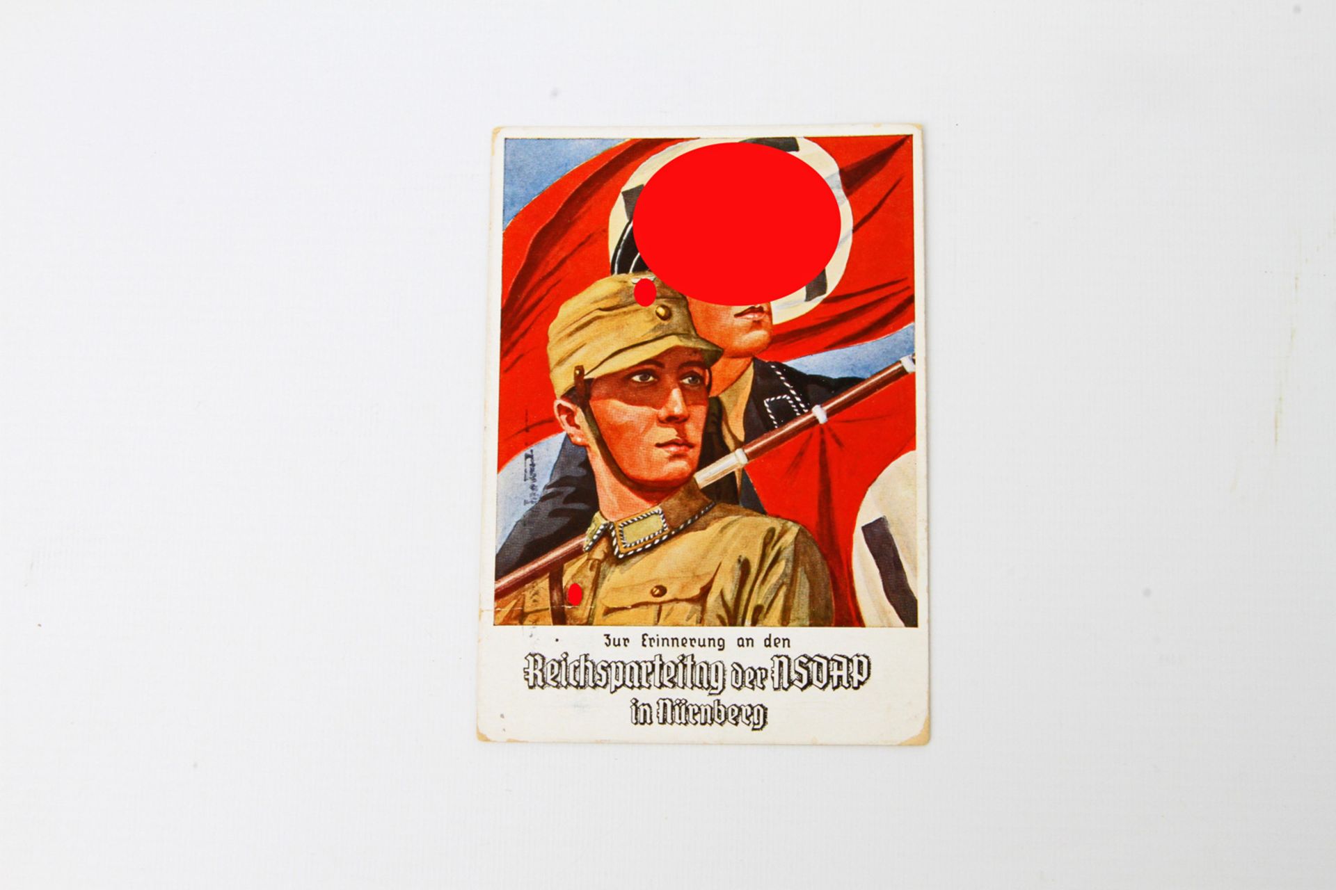 Postkarten 1933-1945 - Nürnberg. 1 Karte, "Zur Erinnerung an den Reichsparteitag der NSDAP in