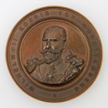 Stuttgart/Cannstatt - Bronzemedaille 1893 v. Wilhelm Mayer auf die Vollendung der neuen