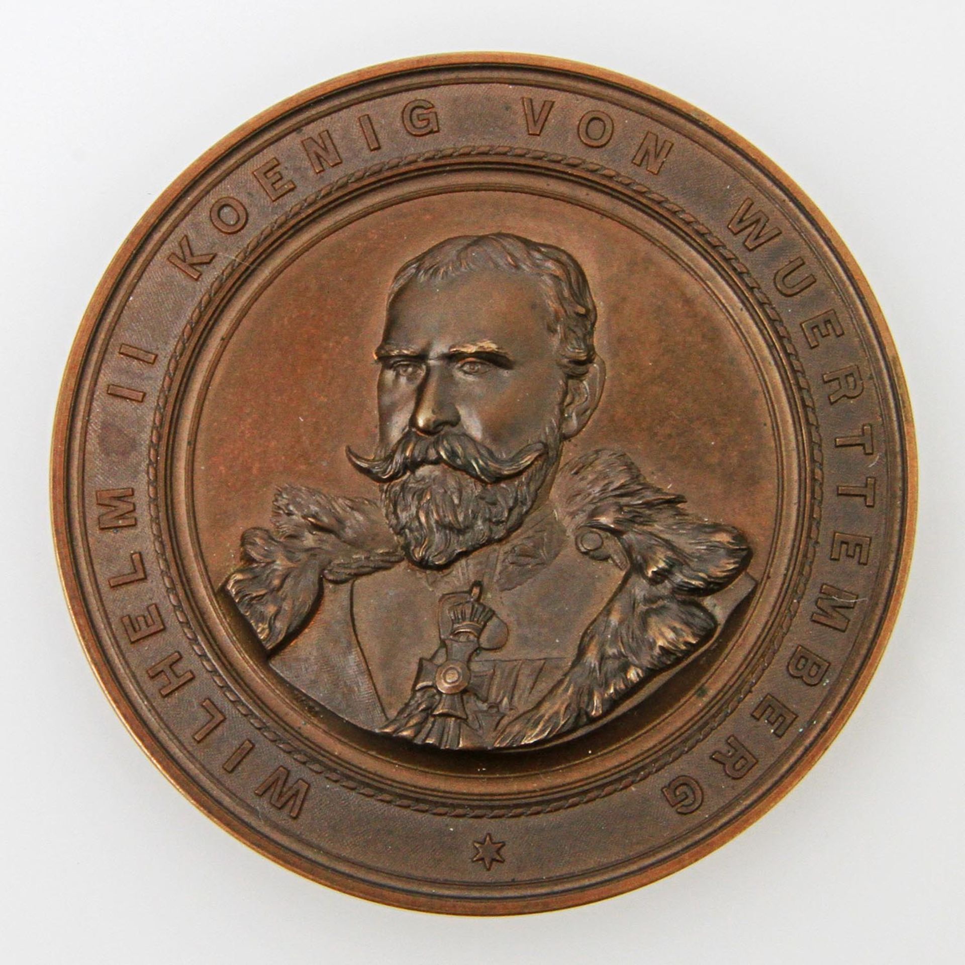 Stuttgart/Cannstatt - Bronzemedaille 1893 v. Wilhelm Mayer auf die Vollendung der neuen